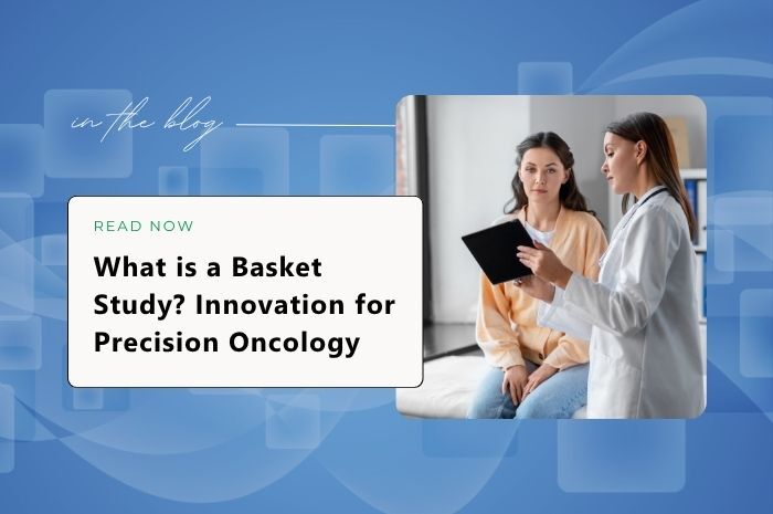 What is a basket clinical trial and how does it innovate precision oncology trials?